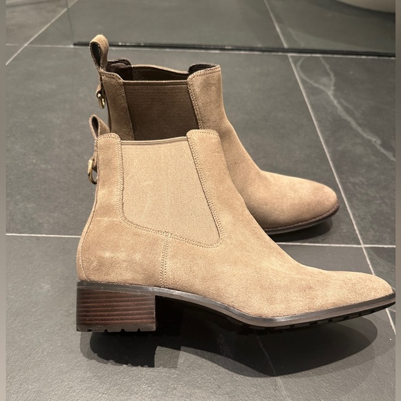 Cole Haan waterproof Chelsea boots tan/beige size 9 - Picture 5 of 9